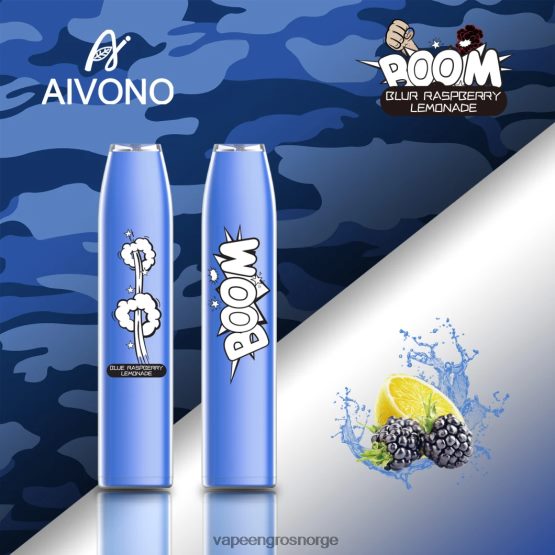 Vape Pen Norge - Aivono AIM BOOM 600 blå bringebær limonade ZP6246355