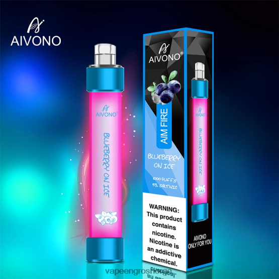 Vape Engangsbruk - Aivono AIM FIRE 1000 blåbær på is ZP6246326