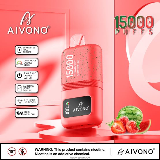 Vape Engros Norge - Aivono AIM magic 15 000 jordbær vannmelon ZP624658