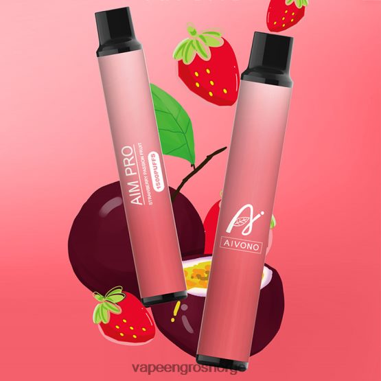 Vape Engros Norge - Aivono AIM PRO 1500 jordbær pasjonsfrukt ZP6246162