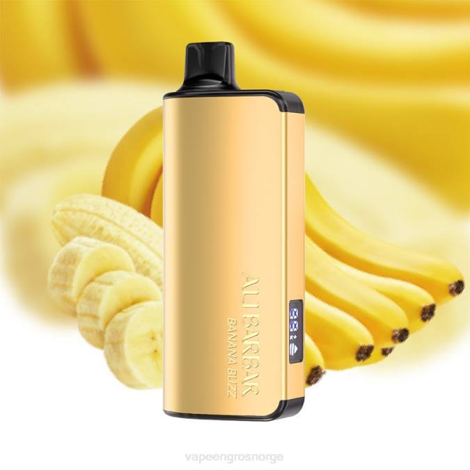 E-Væske Med Nikotin - Alibarbar Ingot 20 000 engangsvape bananbuzz P42J46