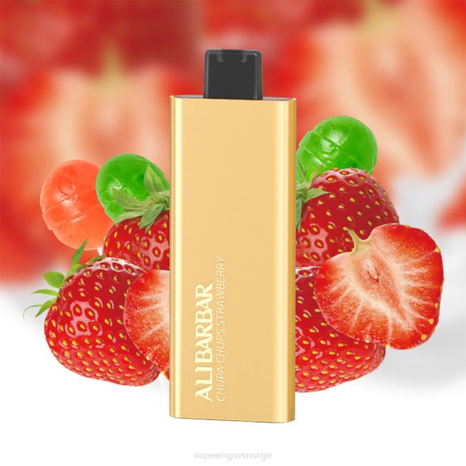Vape Engangsbruk - Alibarbar Pandora 7000 engangsvape jordbær kokos vannmelon P42J62