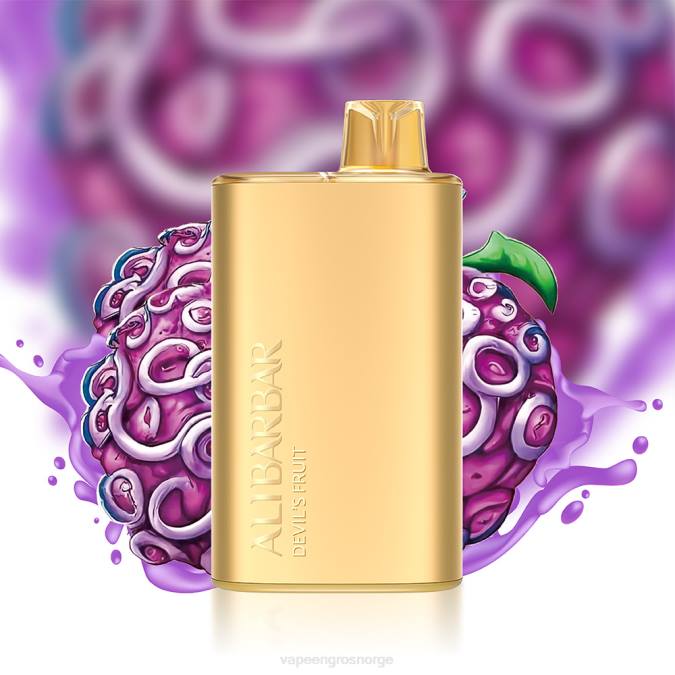 E Cigarette Juice Wholesale - Alibarbar Rich 8000 engangsvape jordbær hubba bubba P42J12