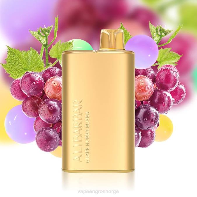 Vape Pen Norge - Alibarbar Rich 8000 engangsvape drue hubba bubba P42J6