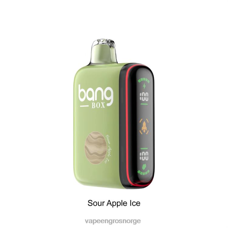 Engangs Vape Norge - Bang Box 9000-18000 puffs intelligent kraftdisplay sur epleis 60X4L28