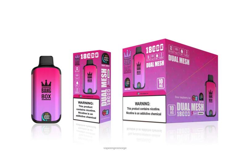 Vape Flavours Wholesale - Bang Box 18000 drag sur bringebæris 60X4L98