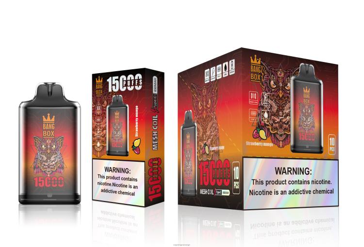 Vape Pen Norge - Bang Box s1-15000 drag jordbær mango 60X4L101