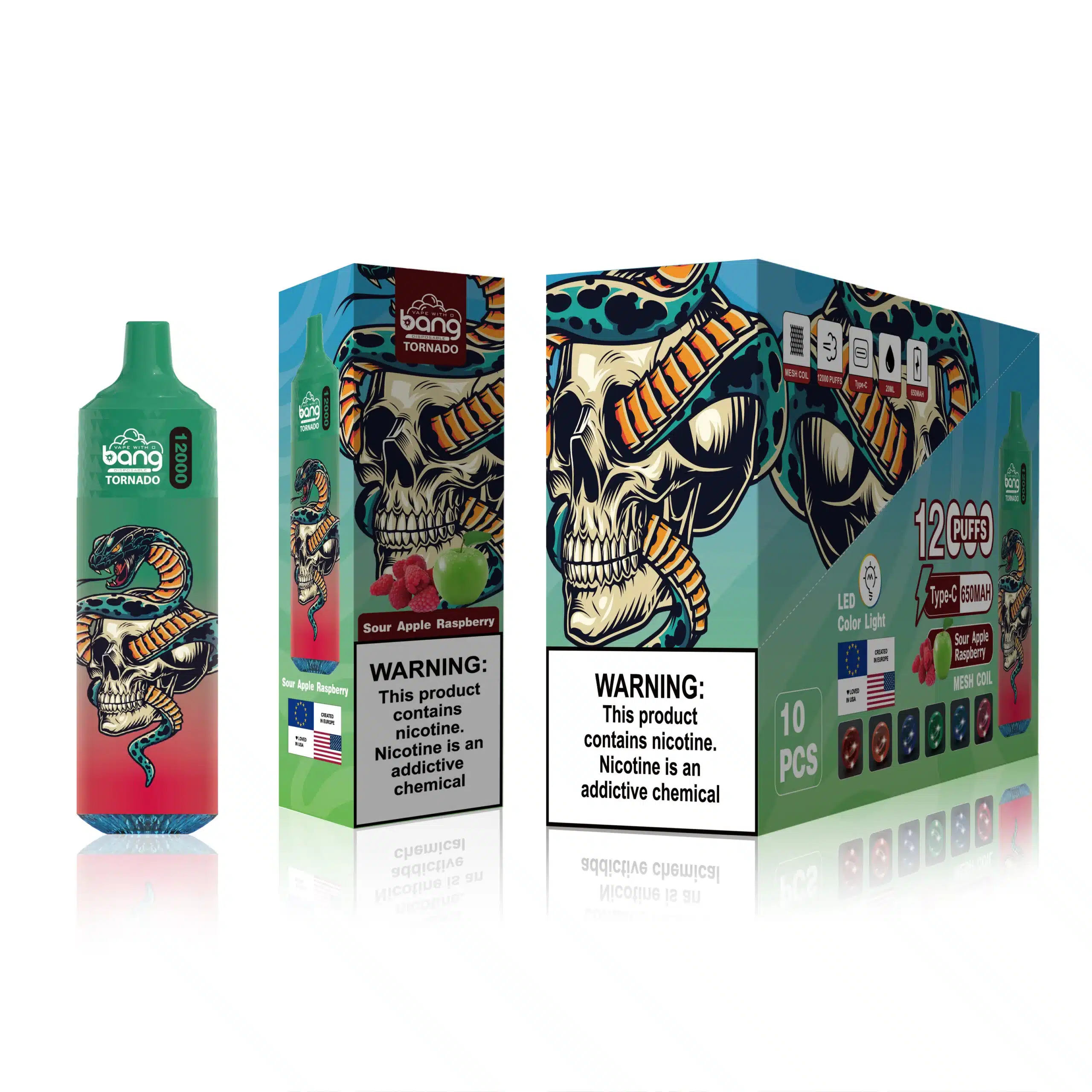 elux vape juice wholesale | 626N118 syrlig eple bringebær Bang Box 12000 drag