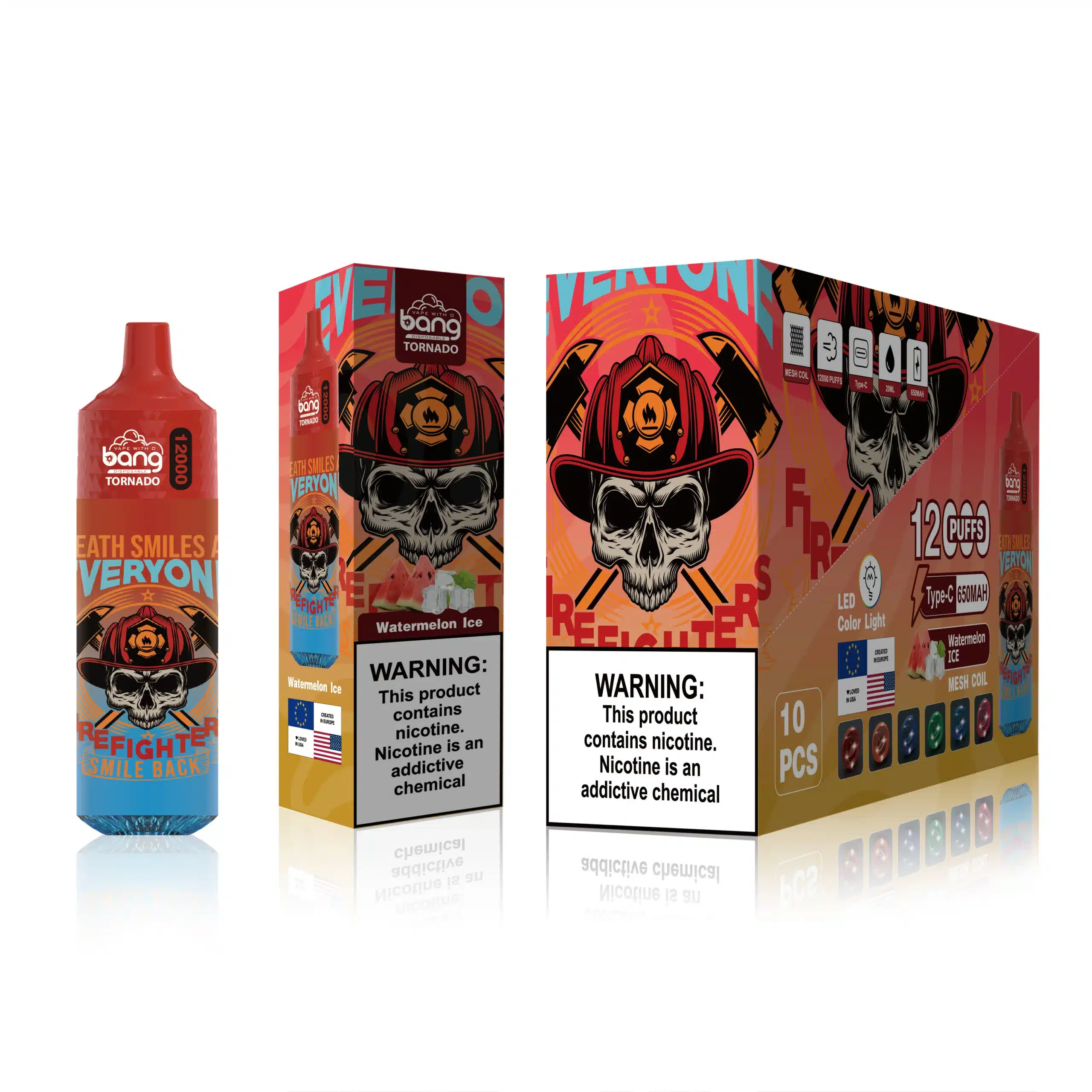 vape engros Norge | 626N122 vannmelon is Bang Box 12000 drag