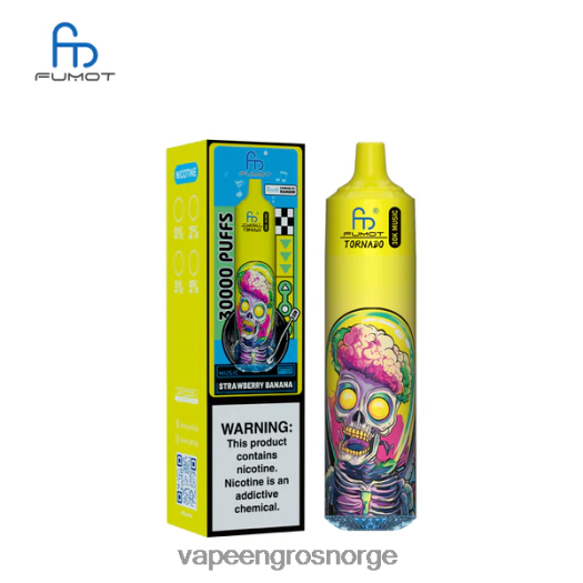 Vape Wholesale Norge - Fumot Tornado 30k musikk jordbær banan XH04N025