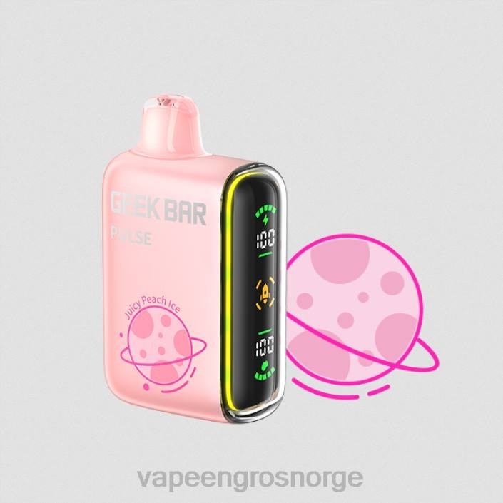vape engros Norge | 626N82 saftig ferskenis GEEK BAR Pulse planet edition 7500 puffs/15000 puffs