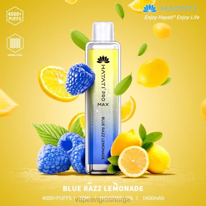 vape juice bottles wholesale | 626N149 blå razz lemonade Hayati Pro Max 4000