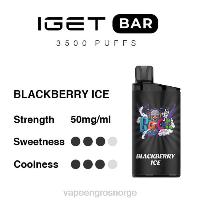 vape wholesale Norge | 626N91 bjørnebæris IGET BAR 3500 5% nikotin