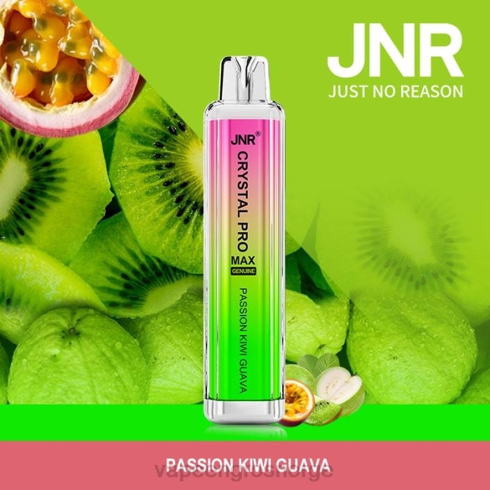 vape engros Norge | 626N742 lidenskap kiwi guava JNR CRYSTAL PRO MAX