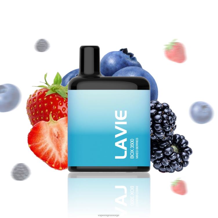 Engangs Vape Bergen - blandede bær LAVIE BOX 3500 drag PXPPZ213