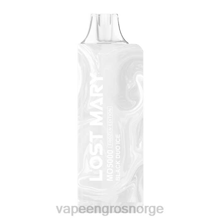 vape engros Norge | 626N542 svart duo is LOST MARY MO5000 frossen utgave
