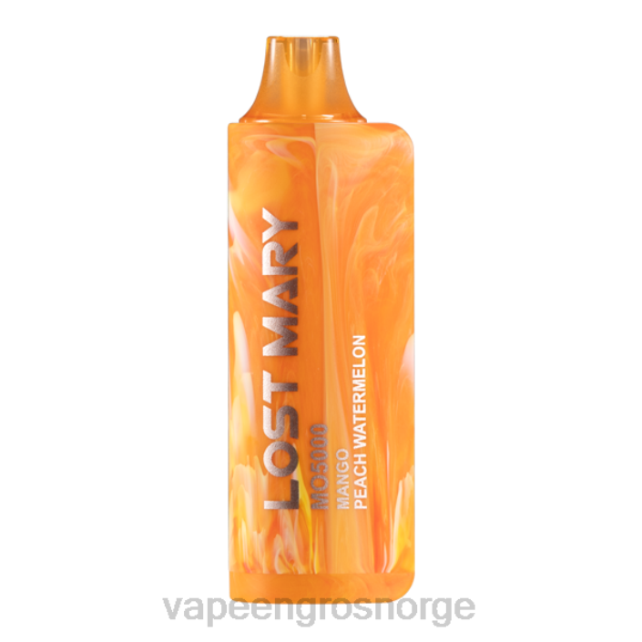 vape pen Norge | 626N527 mango fersken vannmelon LOST MARY MO5000