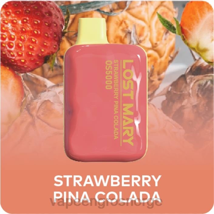 vape wholesale Norge | 626N501 jordbær pina colada LOST MARY OS5000