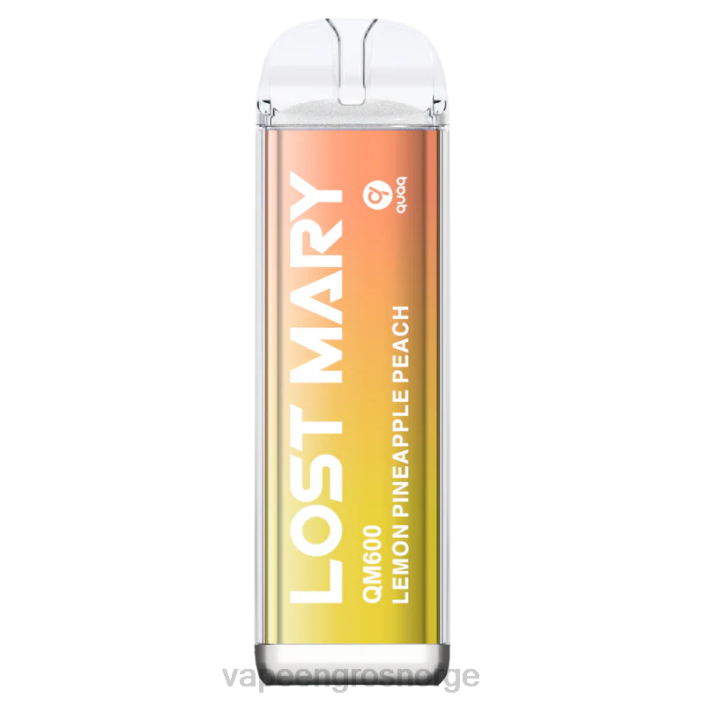 vape med nikotin trondheim | 626N395 sitron ananas fersken LOST MARY QM600