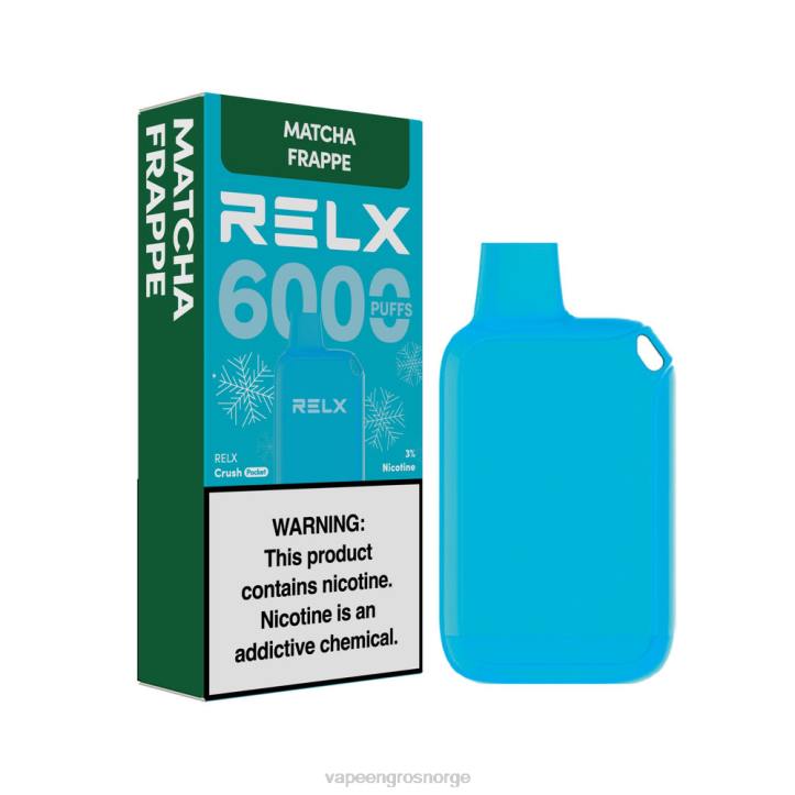 Vape Wholesale Norge - matcha frappe RELX Crush Pocket 6000 isete 068T17