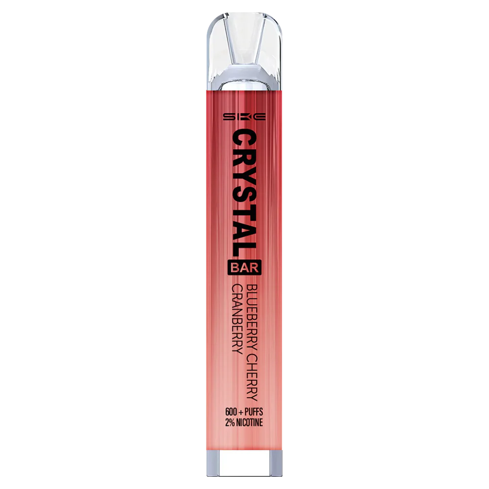 elux vape juice wholesale | 626N268 blåbær kirsebær tranebær SKE Crystal Bar engangs vape 600 puff