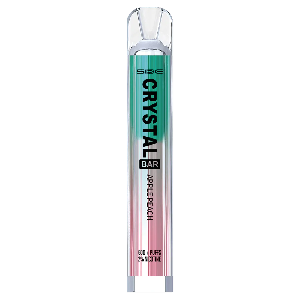 vape bergen | 626N266 eple fersken SKE Crystal Bar engangs vape 600 puff