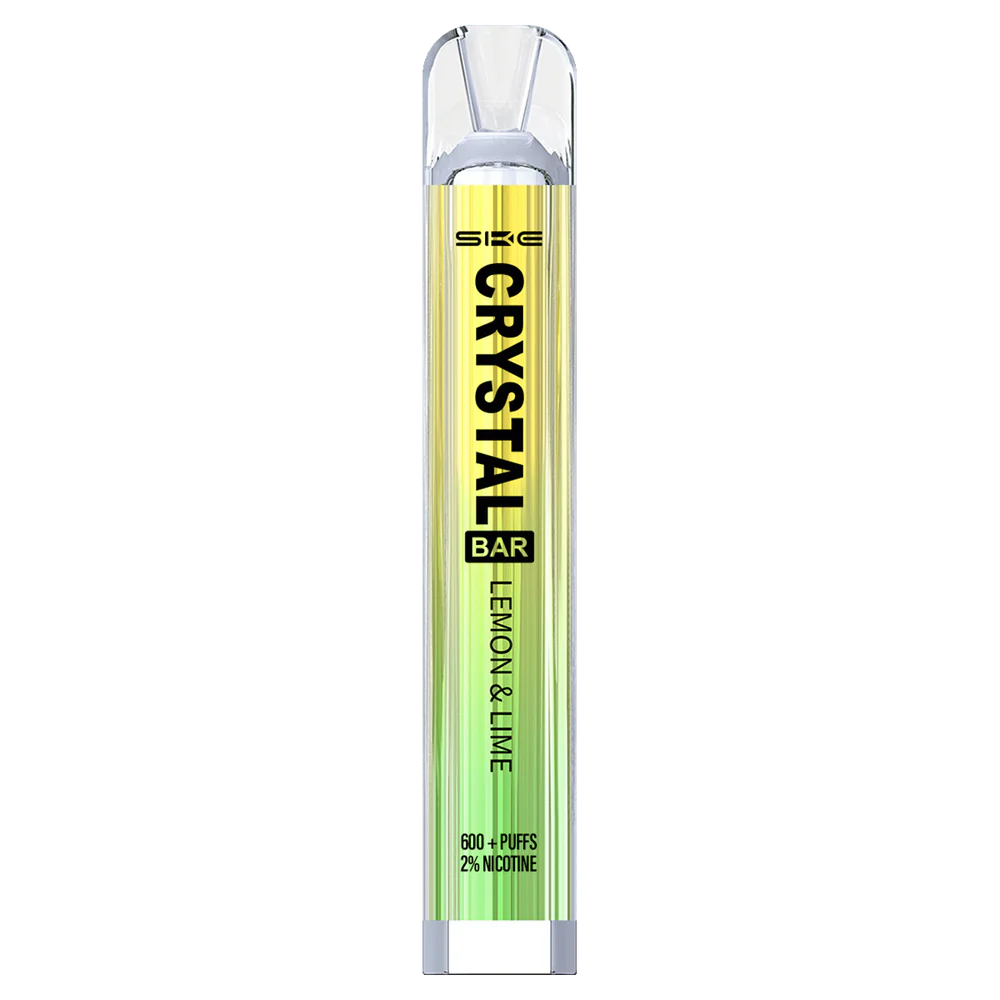 vape engros Norge | 626N262 sitron lime SKE Crystal Bar engangs vape 600 puff