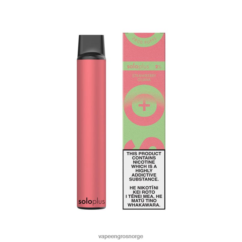 Engangs Vape Bergen - Solo Plus engangs vape paradis samling jordbær guava 2P8XZ37