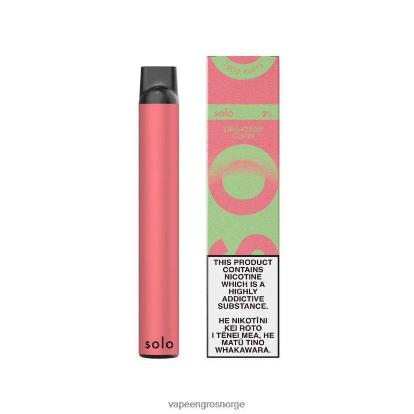 Engangs Vape Bergen - Solo engangs vape paradis samling jordbær guava 2P8XZ21