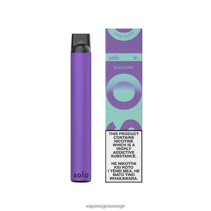 Vape Engangsbruk - Solo engangs vape paradis samling bjørnebær 2P8XZ22