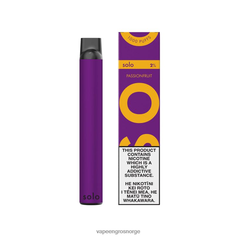 Vape Engangsbruk - Solo engangs vape pasjonsfrukt 2P8XZ14
