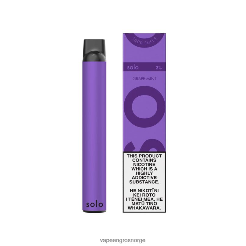 Vape Smak Engangs - Solo engangs vape druemynte 2P8XZ7