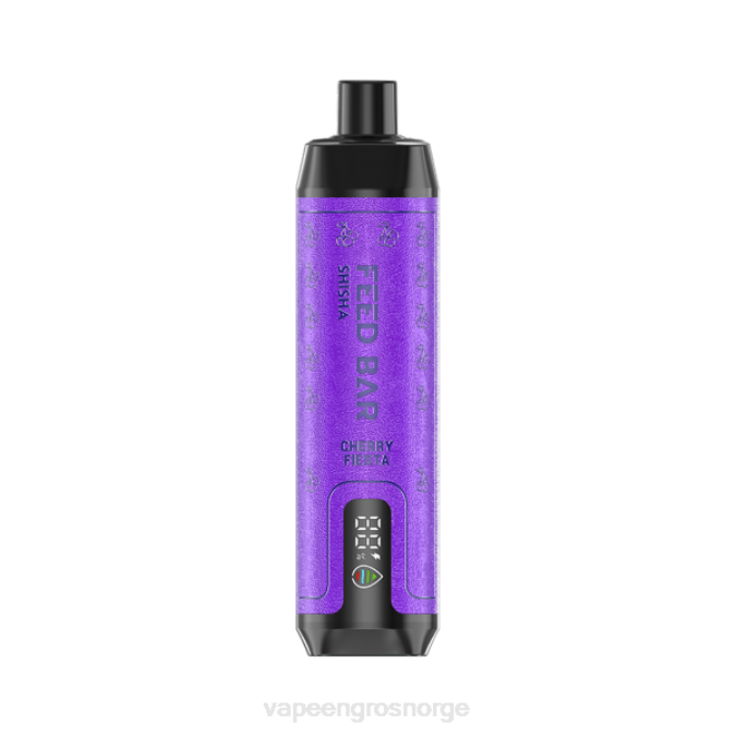 Engangs Vape Norge - Vapsolo SHISHA engangs vape kirsebær fiesta P42J99