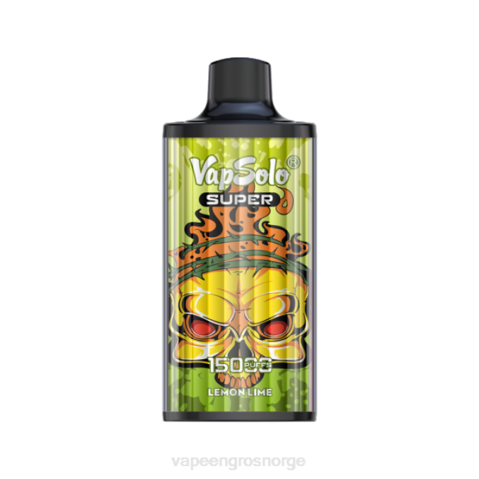 Engangs Vape Norge - Vapsolo SUPER engangs vape sitron lime P42J112