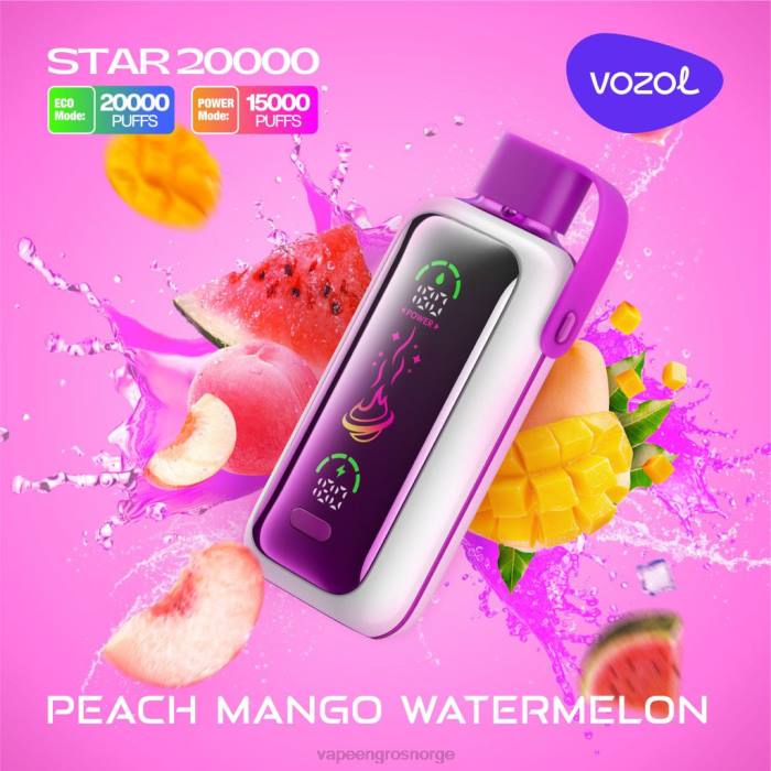 fersken mango vannmelon