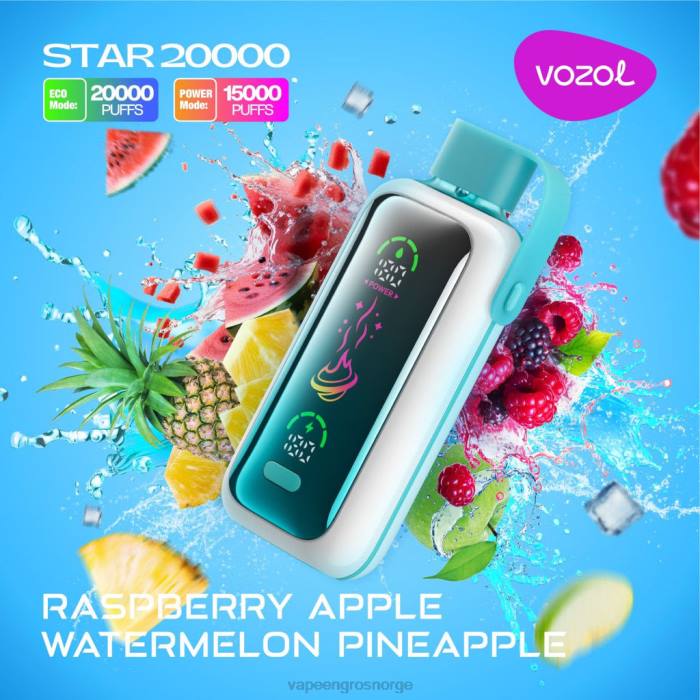 bringebær eple vannmelon ananas