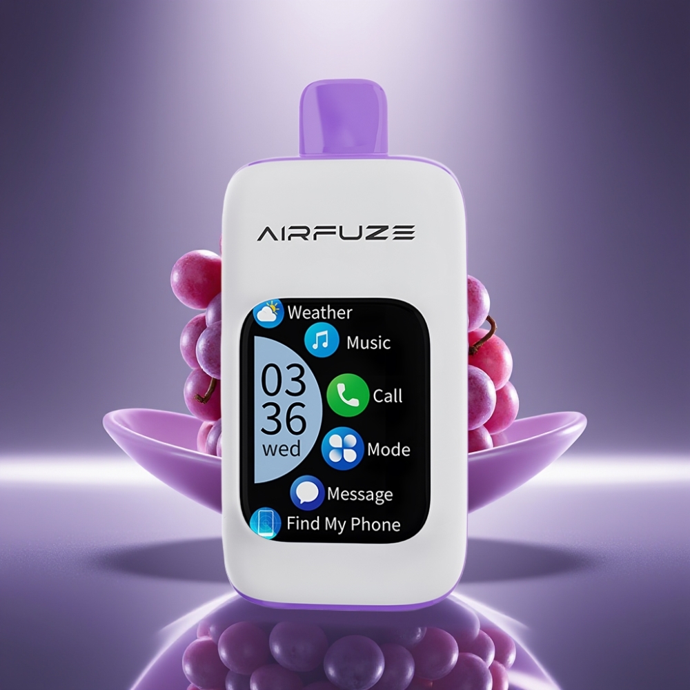 AirFuze Smart 30000 Puffs Engangs Pod Drueeksplosjon Skjerm 2.01" TFT Type-C Ladning 900mAh