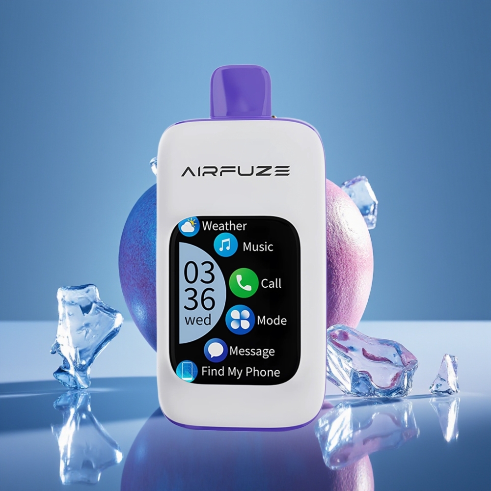 AirFuze Smart Pro 40000 Puffs Oppladbar 900mAh 20ML Blå Bringebær Is