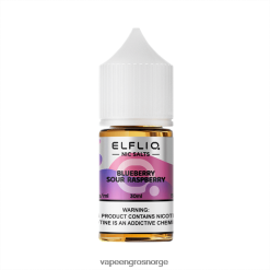 Blåbærsur bringebær ELFBAR ELFLIQ Nic salt 30 ml LT0HV012