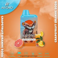 Engangs Vape Bergen - Aivono AIM MAGIC 5800 munnboks sigarett grapefrukt appelsin brus ZP6246101