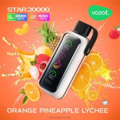 Engangs Vape Med Nikotin - oransje ananas litchi VOZOL STAR 20 000 NX8415