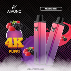 Engangs Vape Norge - Aivono AIM FREAK 4000 blandede bær ZP6246260