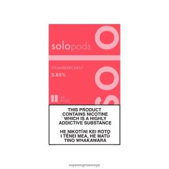 Engangs Vape Norge - Solo erstatning pod 2-pack jordbær mynte 2P8XZ60