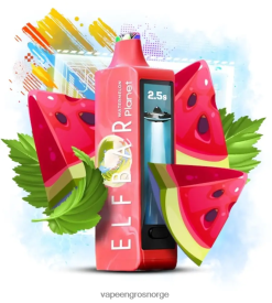 Engangs Vape Norge - vannmelon Elf Bar Planet 25 000 4T8Z6212