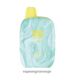 Engangs Vape Oslo - FLUM PEBBLES 6000 drag svart isete 40TLBB17