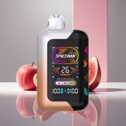 SMOK Spaceman SP40000 40000 Puffs Nikotinfri Disposable Vape Saftig Fersken Vannmelon 20ml 1000mAh Skjerm Dynamisk Lys