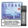vape bergen | 626N316 blåbær ELFBAR Elfa ferdigfylt pod - 2ml - 20mg (2 pakke)