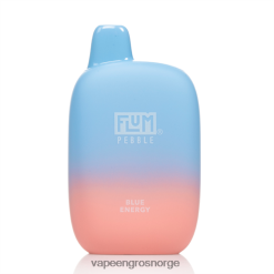 Vape Engangsbruk - FLUM PEBBLES 6000 drag blå energi 40TLBB19