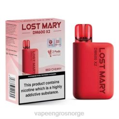 vape juice bottles wholesale | 626N479 rødt kirsebær LOST MARY DM600 X2