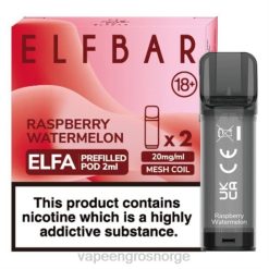 vape juice wholesale prices | 626N330 bringebær vannmelon ELFBAR Elfa ferdigfylt pod - 2ml - 20mg (2 pakke)